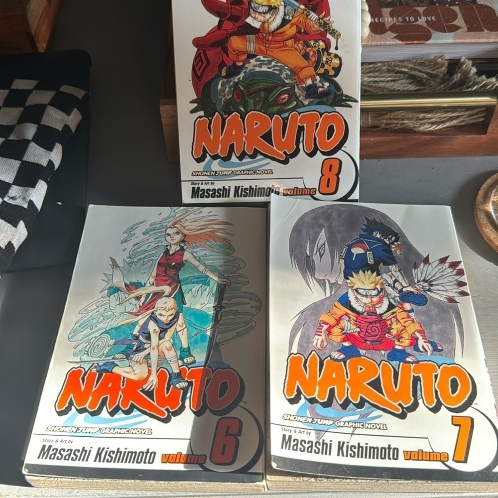 Naruto Graphic Novel 6,7,8